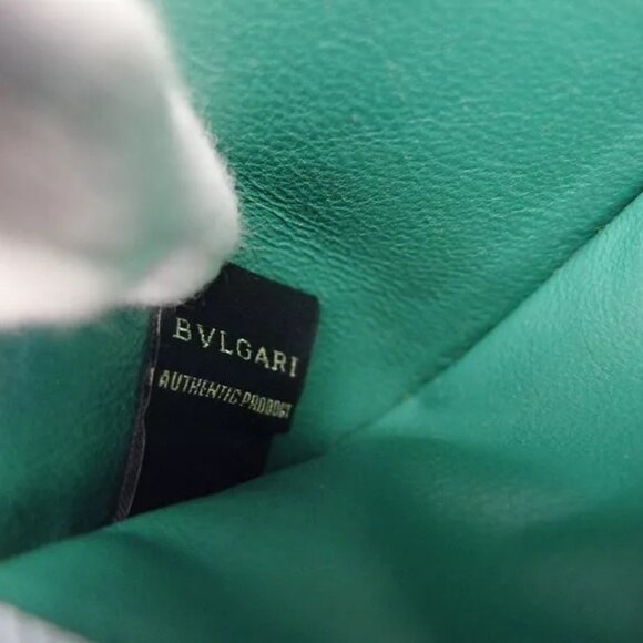 BVLGARI L-shaped zipper wallet Authentic Used - Picture 8 of 9